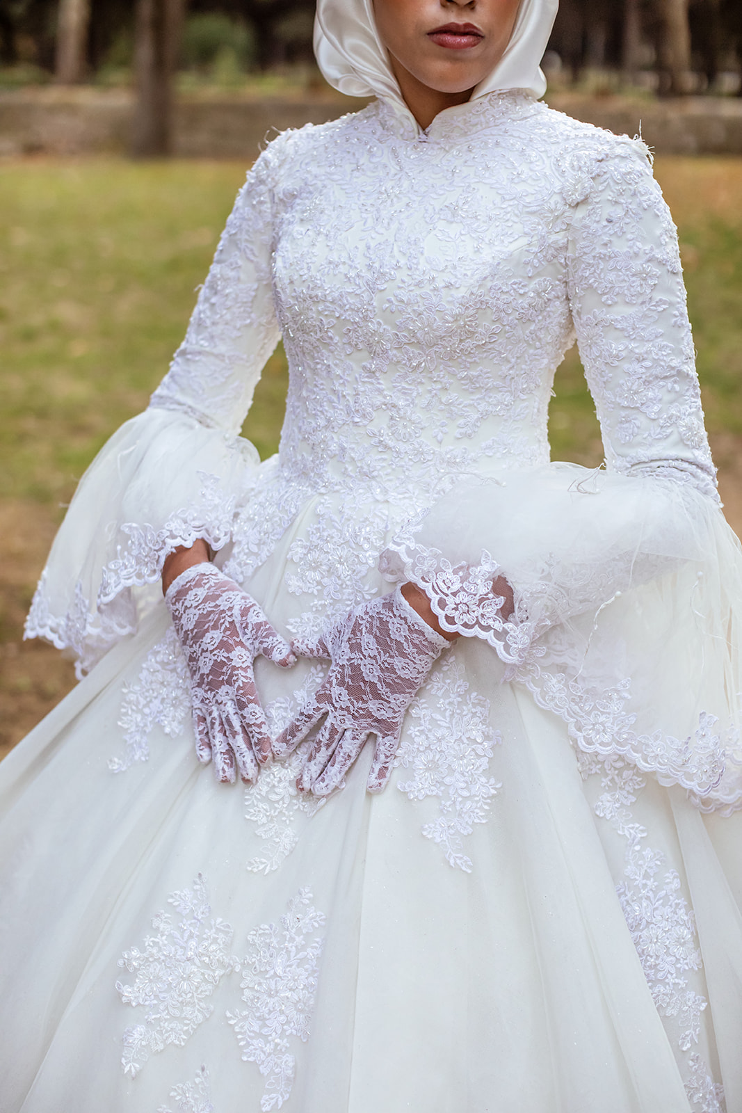 bridal hijab